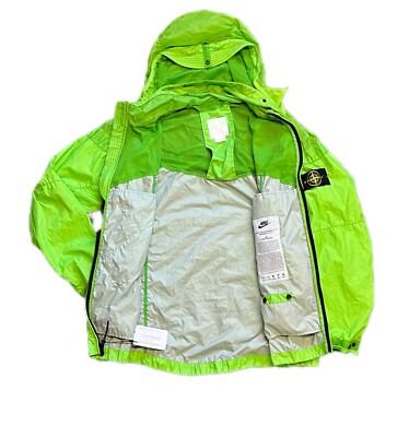Mens Green Nike X Stone Island Hyper Light Jacket Medium Brand New