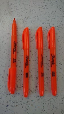 Sharpie Textmarker 4er Pack ORANGE