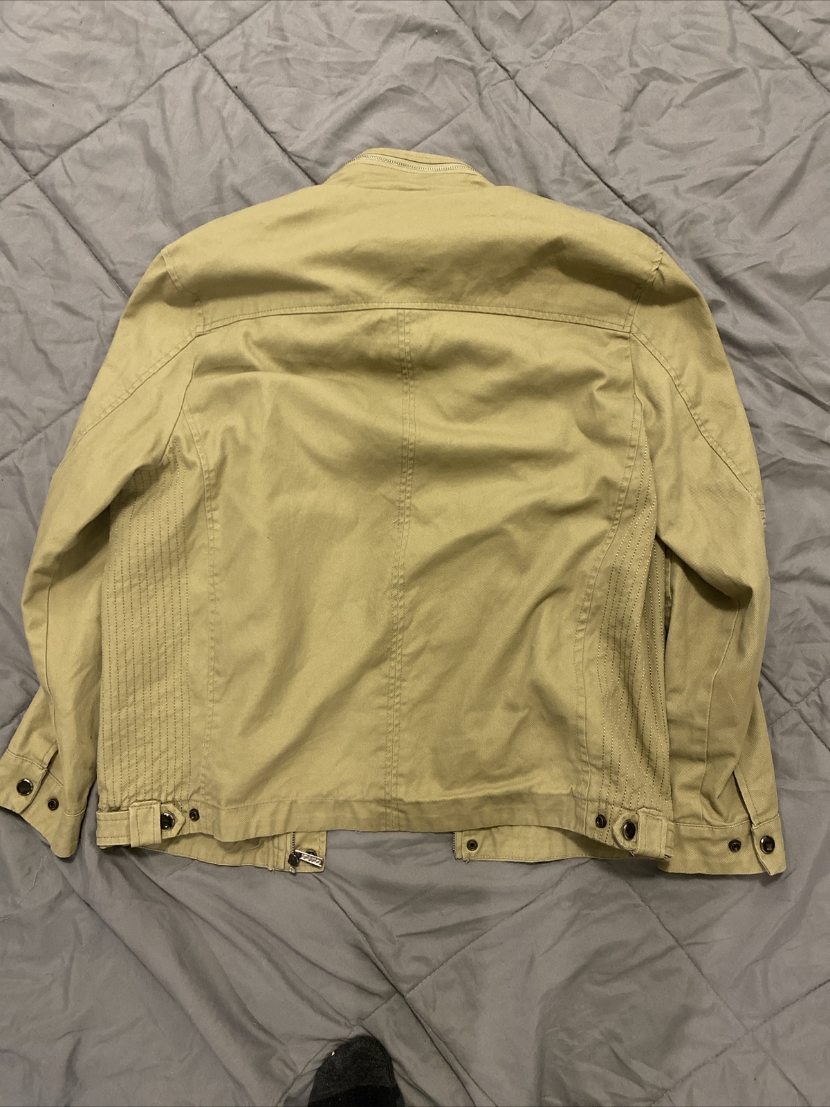 Military Style Jacket Men&rsquo;s Large Beige