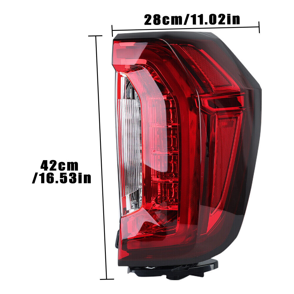 Led Tail Light Compatible with 2021 2022 2023 2024 GMC Yukon Denali SLE