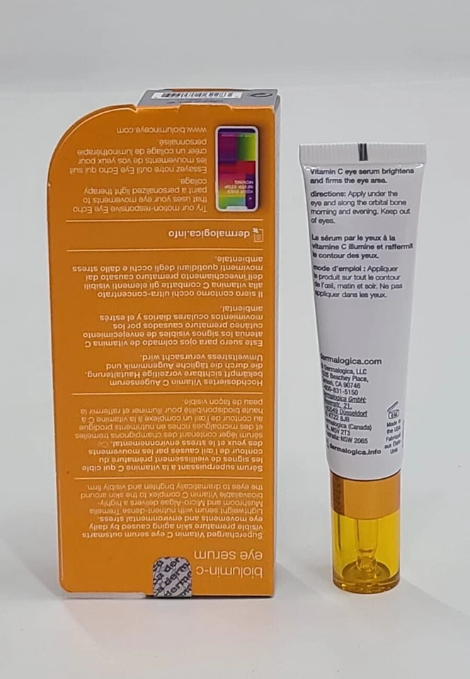 Suero iluminador para ojos Dermalogica vitamina C 0,5 fl oz Foto 3 de 4
