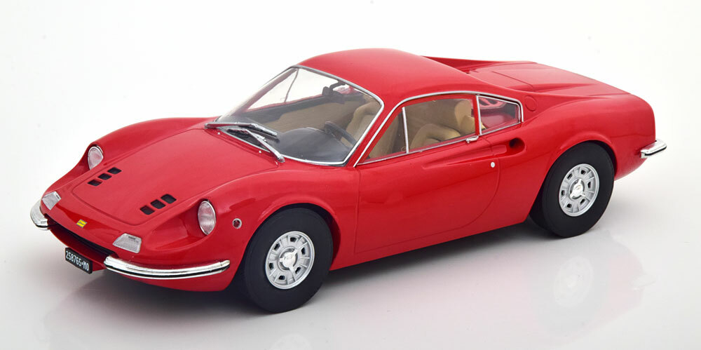 Miniature Ferrari 246 GT Dino 1969 1:18 MCG métal haute finition pour collectionneur