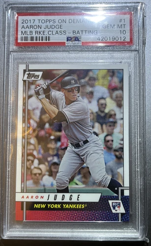 2017 Topps On Demand MLB Rookie Class #1 Aaron Judge Batting SP RC PSA 10