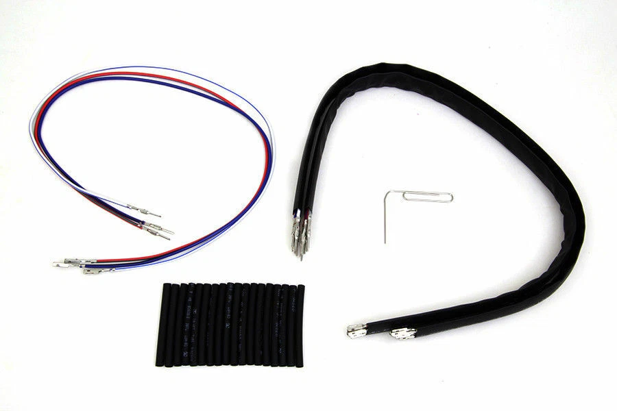 Handlebar Wiring Harness Kit Extended for Harley Davidson by V-Twin