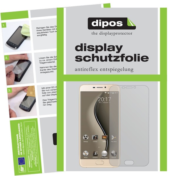 2X Schutzfolie FüR Ulefone Gemini Matt Display Dipos Displayfolie-image