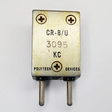 Polytech Devices 3095 KC KHz CR-8/U FT-243 Ham Radio Crystal Military Amateur 6P