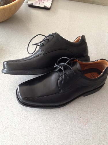 Bnib Air negro Uk7 zapatos escuela drexlar para de cuero Clarks Active Time hombre ZxZpOq