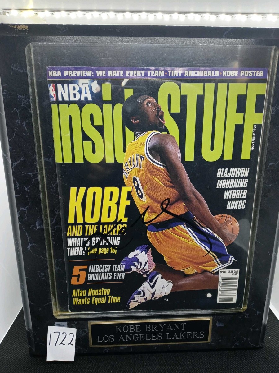 Kobe Bryant Signed Inside Stuff Magazine Autographed Los