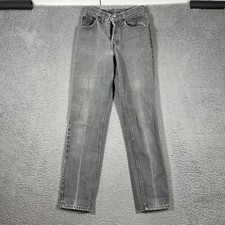 Vintage Levis 501XX Denim Grey Jeans USA Made Women’s 25x32 Y2K Button Fly
