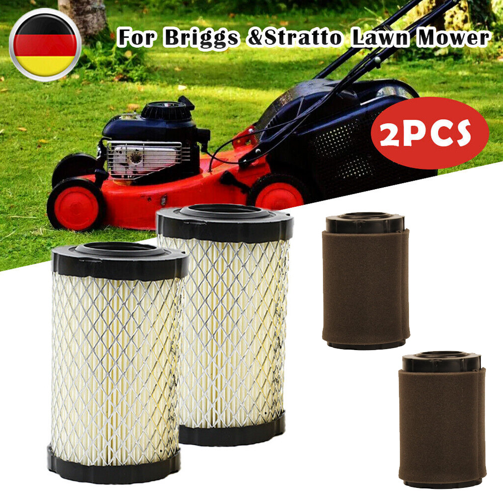 SPORTARC HiPA Luftfilter-Set Für Rasenmäher – 4-teilig Inkl. Funken- & Kraftstofffilter – Passt Für 796031, 594201, 5421 Uvm.