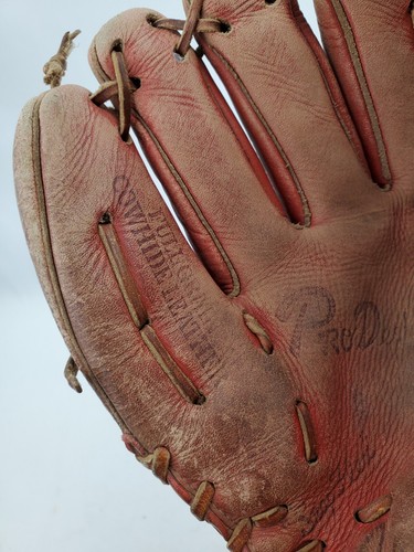 VTG Johnny Walker Baseball Glove LHT Lefty Mitt Cowhide Leather Japan 10" FG722 - Picture 3 of 18