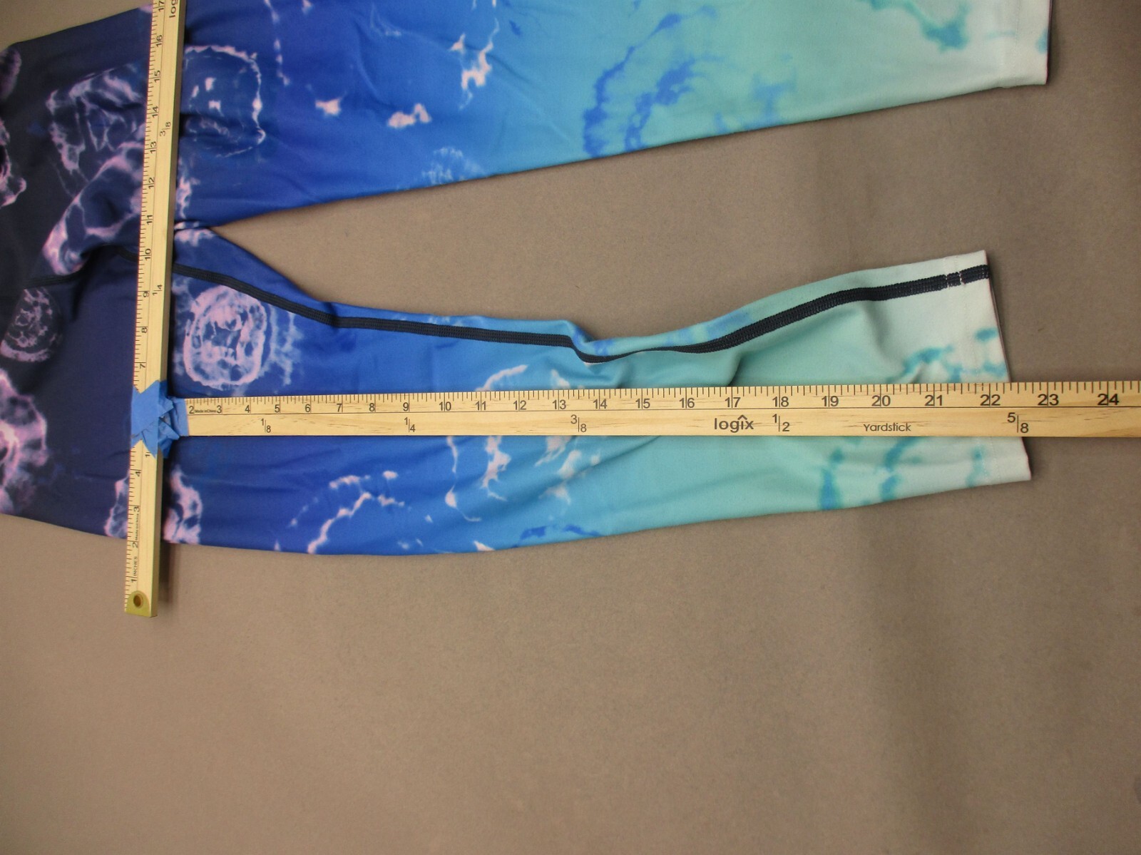 Leggings donna FILA taglia M multicolore elasticizzati pull on compressione atletica 486