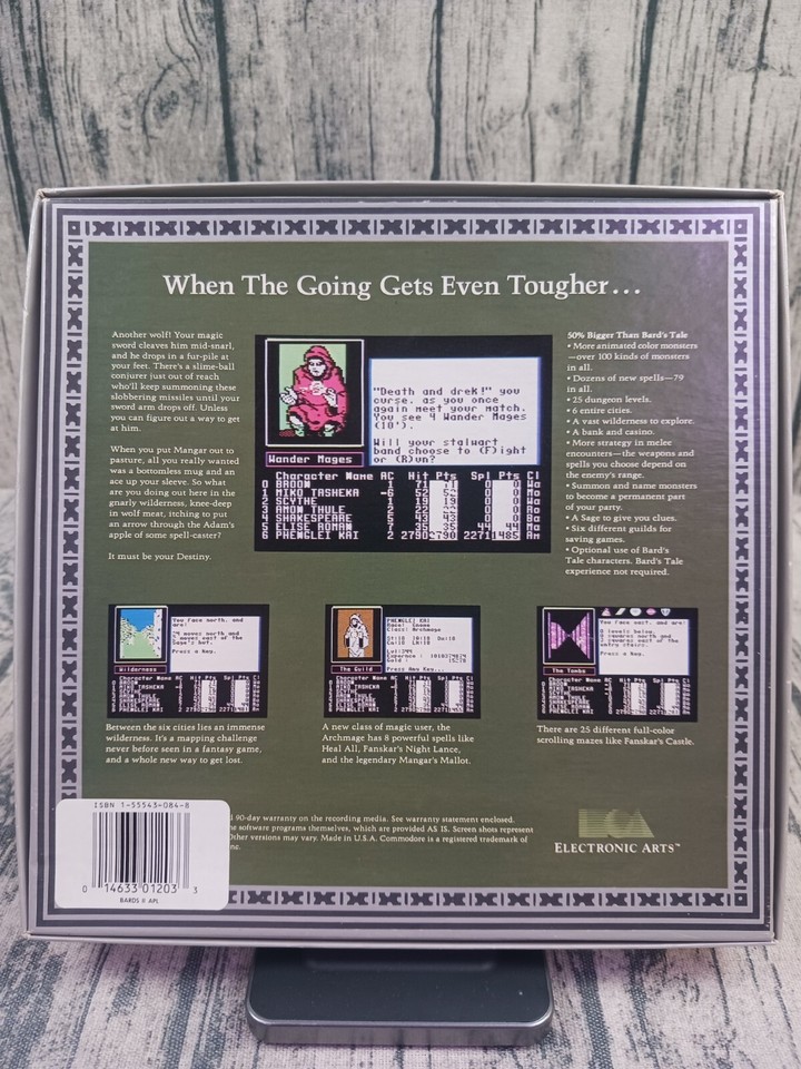 Bards Tale II Destiny Knight - Electronic Arts EA - Apple II+,IIe,IIc ...