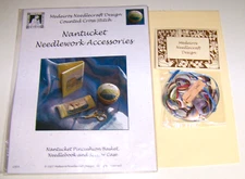 Nantucket Needlework Accessories Cross Stitch Chart Pack with Threads & Fabric