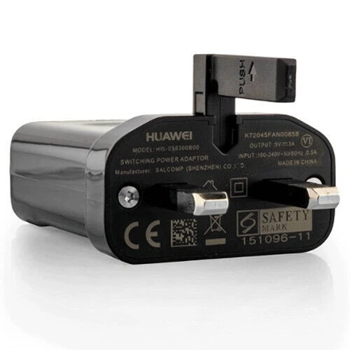 New Huawei HW-050300B00 3A Fast Mains Charger Switching Power Plug Adapter Black - Image 4 of 4