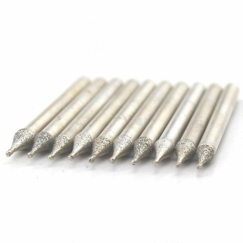 30Pcs 0.4-2.5mm Micro Lapidary Diamond Drill Bits Carving Burrs Tools for Stone - Picture 38 of 85