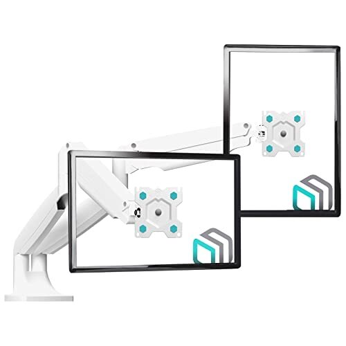 ONKRON Supporto Doppio per Monitor da scrivania Staffa PC universale per (t7V)