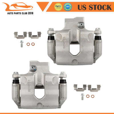 For 2008 09 10 11 12 2013 Cadillac CTS Rear  Pair Brake Calipers w/ Bracket