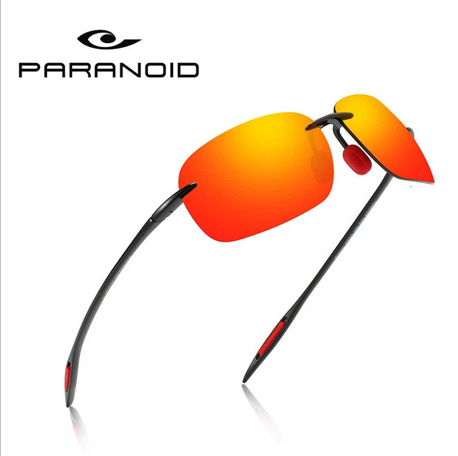 Gafas de sol ultra ligeras para hombres y mujeres sin montura al aire libre conducción pesca gafas nuevas Foto 2 de 4