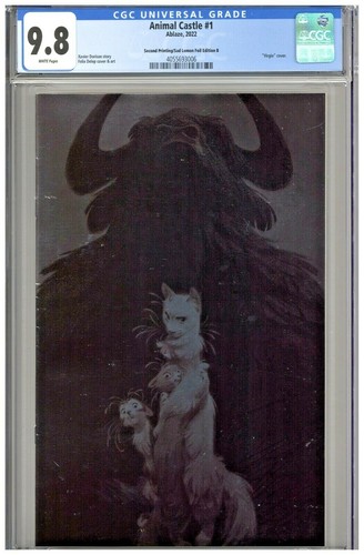 Animal Castle #1 CGC 9.8 2nd Second Printing Sad Lemon Foil Edition B Virgin