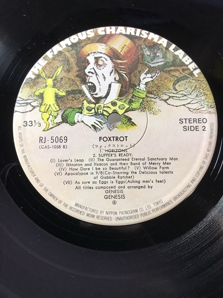 GENESIS FOXTROT / JAPAN DIFF COVER | eBay