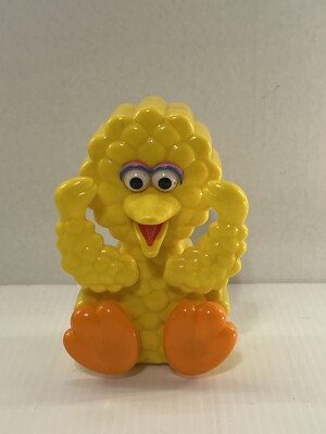 Wind Up Vintage 90s Baby Big Bird By ILLCO Musical Peek-A-Boo Sesame Street 