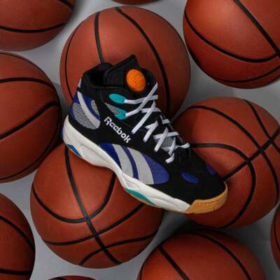 Reebok ATR PUMP VERTICAL 100074933 Core Black Bold Purple Footwear