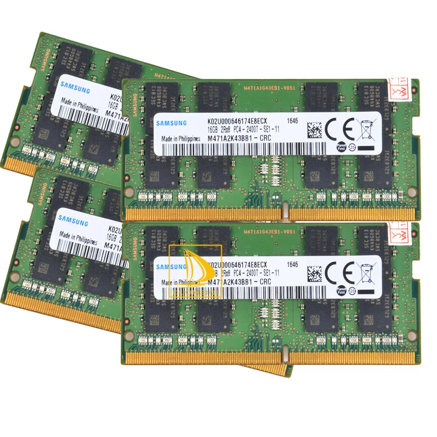 Samsung 4x 16GB DDR4 2400MHz PC4-19200 SODIMM 260 pin Sodimm Laptop Memory RAM & - Image 4 of 4