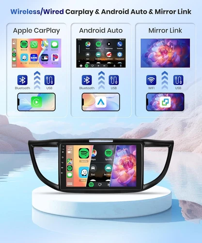 10.1" For 12-16 Honda CRV Carplay Wireless Android 13 Car Stereo Radio GPS NAVI - Bild 8 von 20