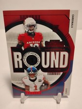 2024 Panini Contenders Malik Nabers & Marvin Harrison Jr. #2 (RC) Red Parallel