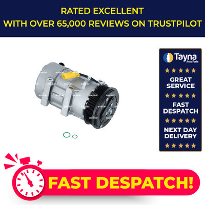 Air Con Compressor fits PEUGEOT 307 3B, 3E, 3H 2.0D 03 to 09 AC Conditioning NRF