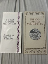 The 100 Greatest Masterpieces | Burial Of Phocion | 2oz .925 Silver Medal 37.78 per troy oz