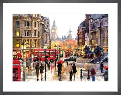 Richard Macneil London Landschaft Kunstdruck gerahmt oder nur Druck oder Leinwand