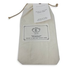 Restoration Hardware Pisolo Euro Sham Ivory Italian 50 Year Wash ONE RH NEW