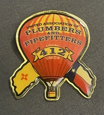 UA Local 412 Pin Alburquerque New Mexico Plumbers Pipefitters Steamfitters HVAC