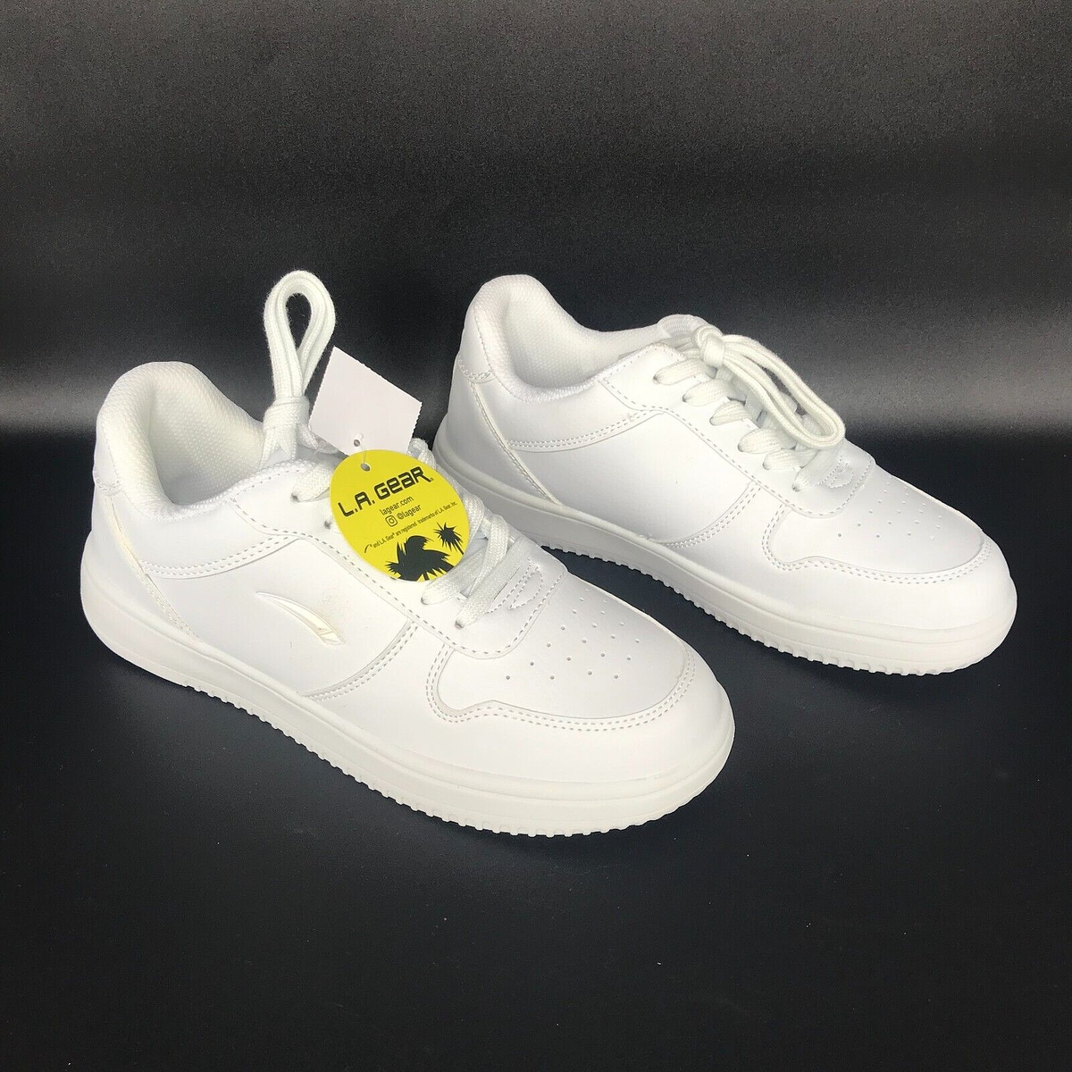 Dash Court Lagears LA GEAR 190675 White Dash Court Shoe Low Top