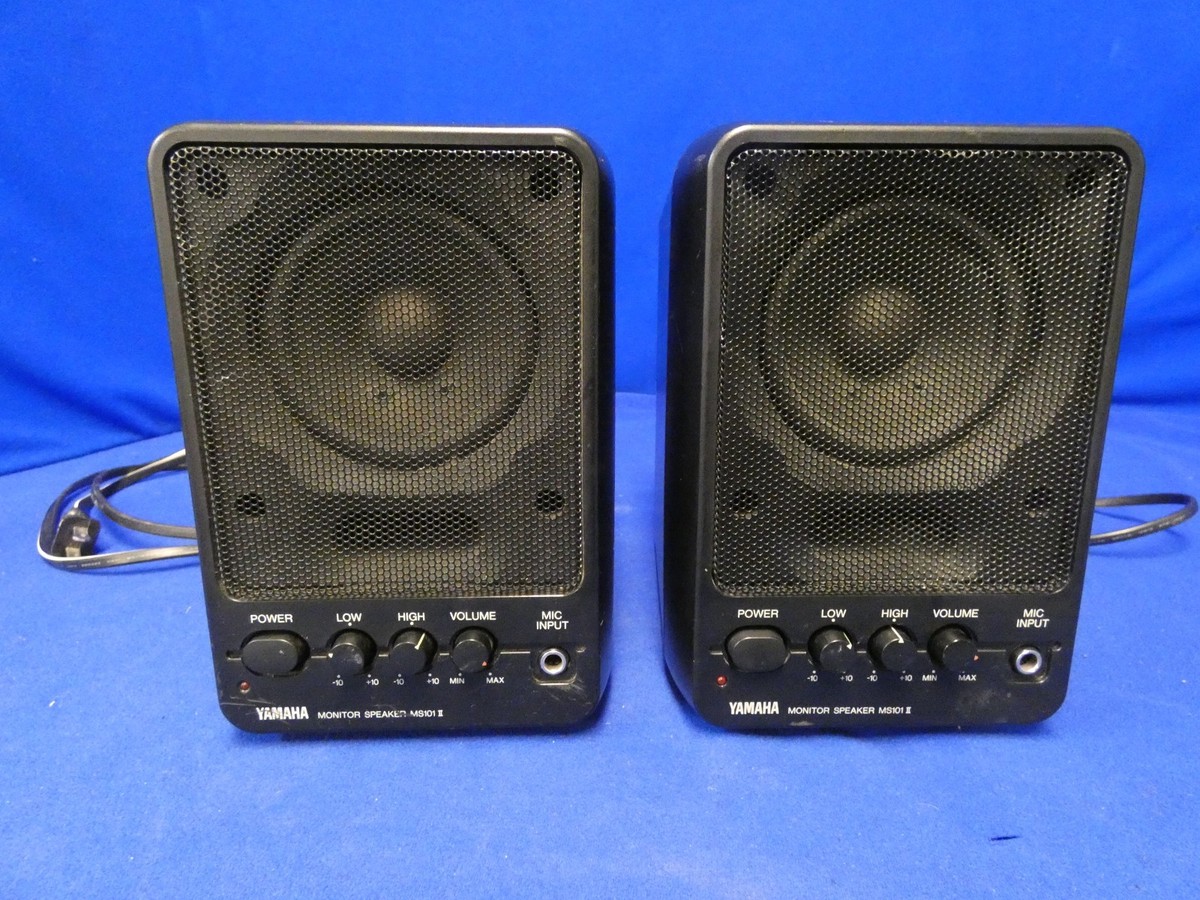 Yamaha MS101 II Monitor Speaker QTY 2 (Pair-Tested and Working) | eBay