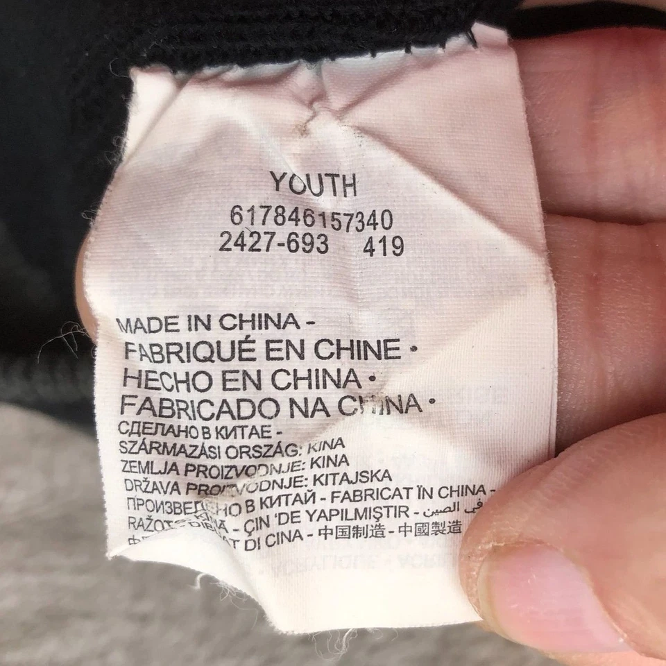 Nike Youth Beanie Hat Boys One Size Embroidered Logo Casual Cozy Gray Knit - Image 3 of 4