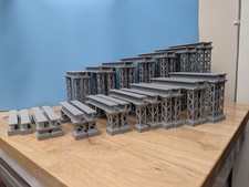 O Scale Graduated Trestle System - 15 Heights...