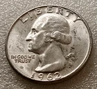 🟅 UNC 1962-D 90% Silver Wash. 25¢ - 64-Year-Old Coin FREE SHIP