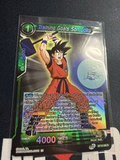 Dragon Ball Super Card Game Training Goals Son Goku BT15-069 R Foil Near Mint