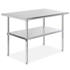 OPEN BOX - Stainless Steel Commercial Kitchen Work Food Prep Table - 30" x 48"