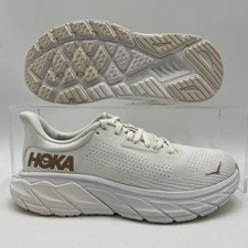 Womens Size 6.5B Hoka One One Arahi 7 White Pink Shoe Sneaker 1147851 BSG
