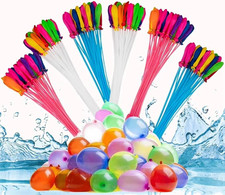 111PCS 5Inch Fast Fill Water Balloons Summer Pool Beach Party Splash Toy Set