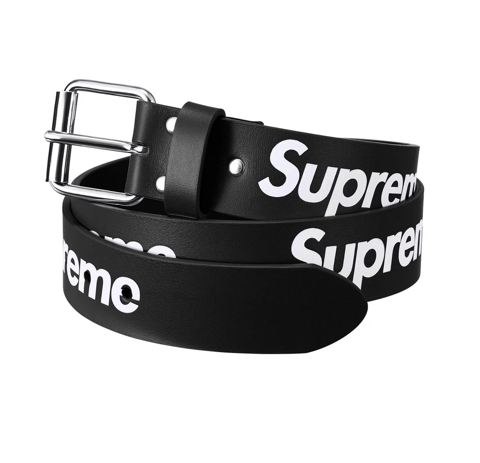 supreme ベルト　L/XL 美品 SS22 Supreme Repeat Leather Belt - シュプリーム ベルト (Supreme