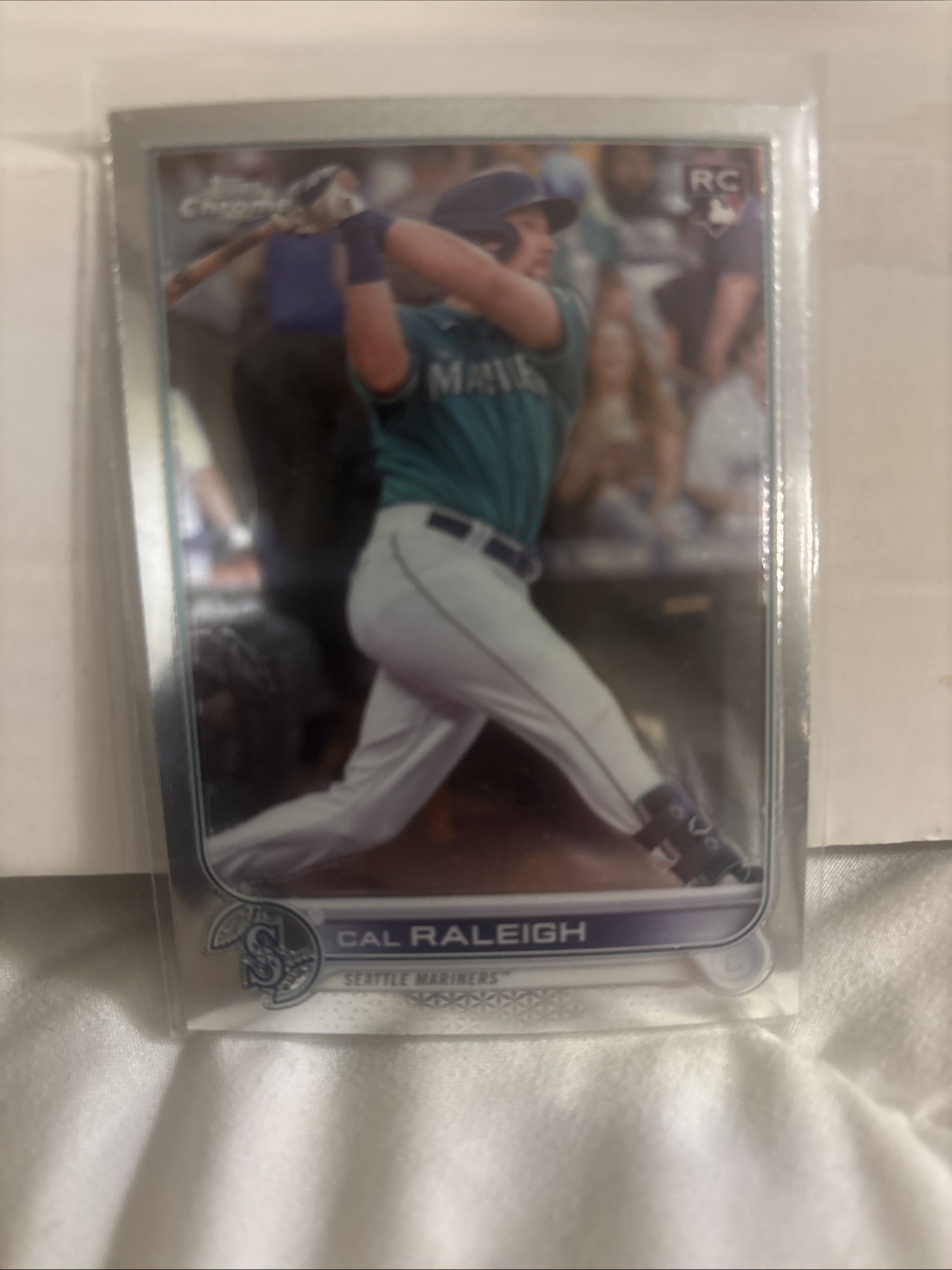 2022 Topps Chrome Sonic - Cal Raleigh #149 Refractor (RC)