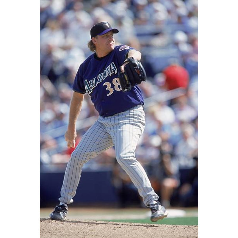 Arizona Diamondbacks 90s MAJESTIC jersey XL purple Alt teal