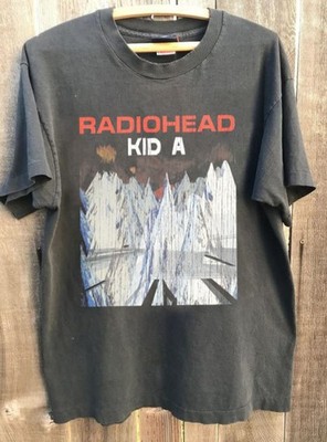 Radiohead Kid A Tour Band Basic Style Charcoal Unisex T shirt Vtg WA4589