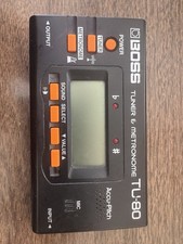 Boss Guitar Digital Tuner Metronome Function Model TU-80 Pre-owned WORKING 