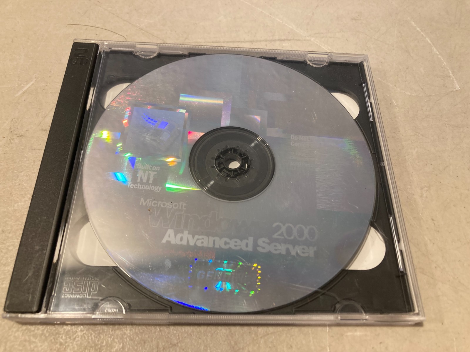 Microsoft Windows 2000 Advanced Server Install CD Set & Flop